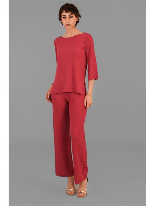 Maglia in viscosa Maida Mila Milano | M1036ROSSO VALENTINO